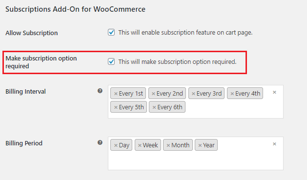 Creating an Optional Subscription Model