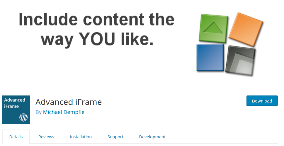 Advanced WordPress iFrame Plugin