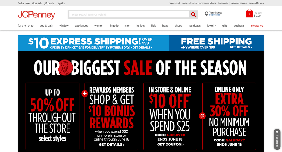 too much design in eCommerce landing pages