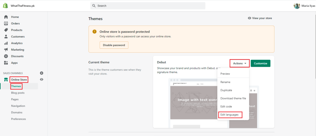 Removing powered by Shopify